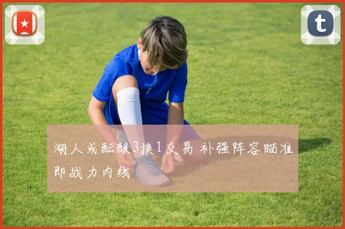 湖人或酝酿3换1交易 补强阵容瞄准即战力内线